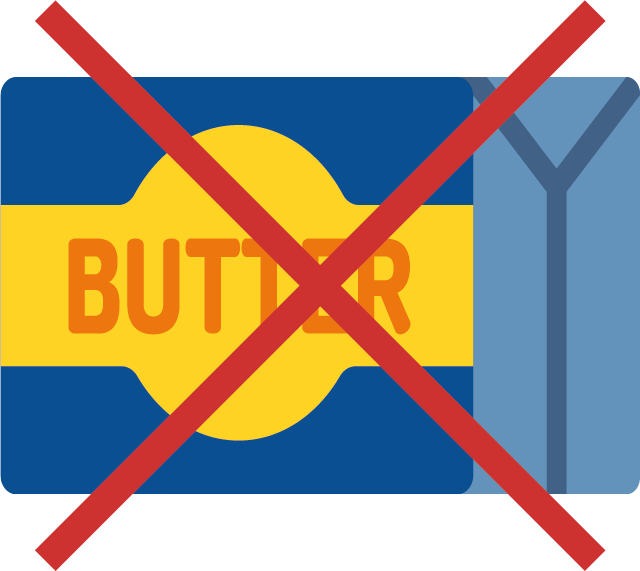 Butter verboten